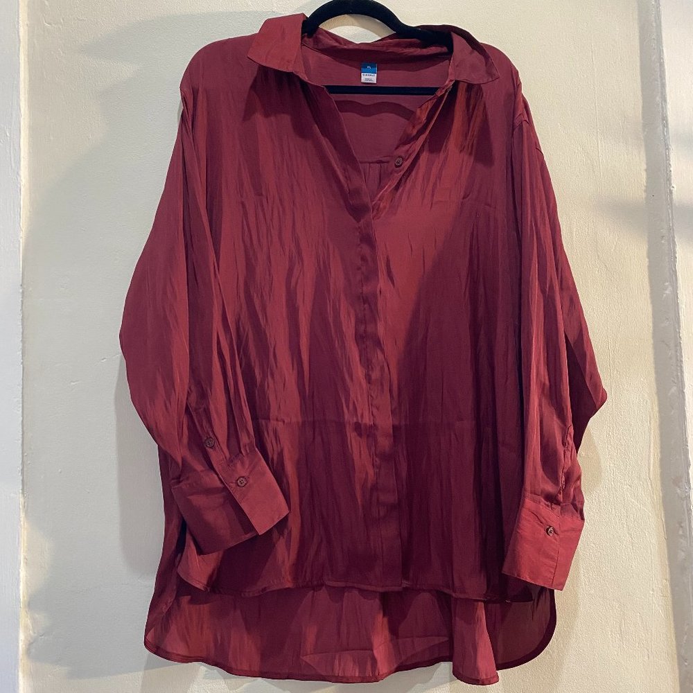 Old Navy Satin Blouse - NWT XL